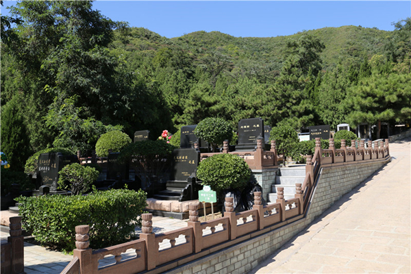 温泉墓园立碑墓区
